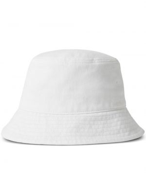 Карирана шапка Burberry бяло