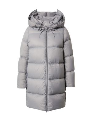Nylonový priliehavý zimný kabát na zips Jnby - sivá
