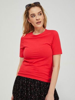 Koszulka bawełniana Moodo czerwona