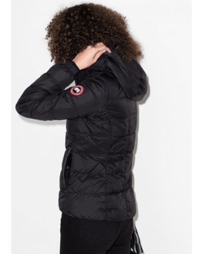 Kabát s kapucí Canada Goose černý