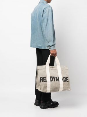 Shopper handtasche mit print Readymade