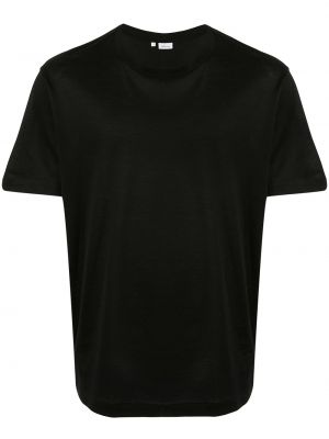 Slim fit tričko Brioni černé