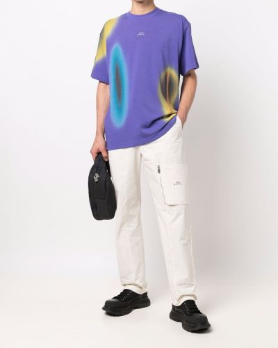 Camiseta con estampado A-cold-wall* violeta