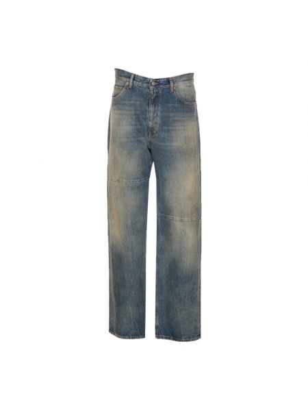 Niebieskie proste jeansy Mm6 Maison Margiela