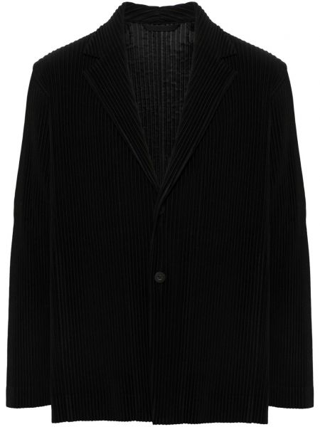 Plisseret blazer Homme Plissé Issey Miyake sort