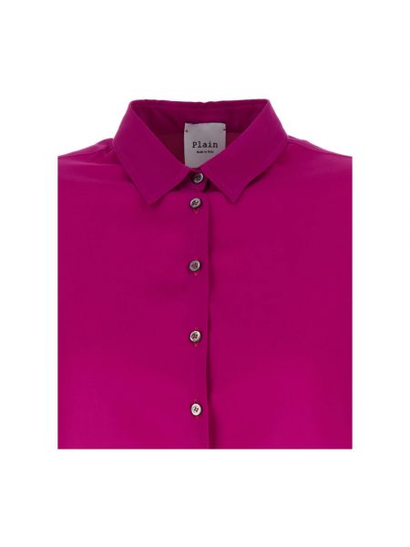 Camisa de raso Plain Units rosa