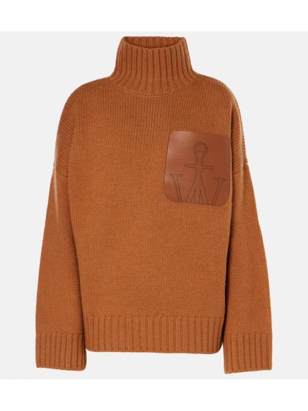 Ull strikkegenser Jw Anderson brun