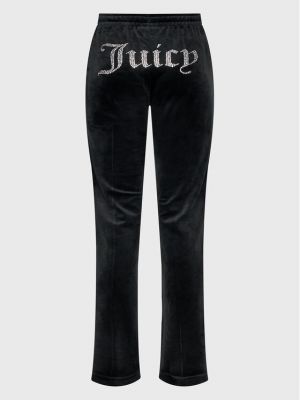 Αθλητικό παντελόνι Juicy Couture μαύρο