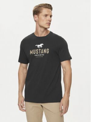 T-shirt Mustang noir