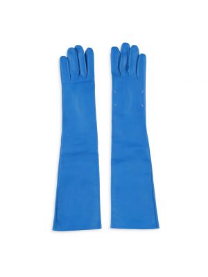 Rękawiczki Maison Margiela niebieskie