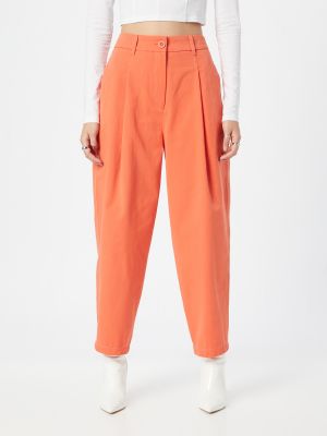 Plisované nohavice Moss Copenhagen oranžová