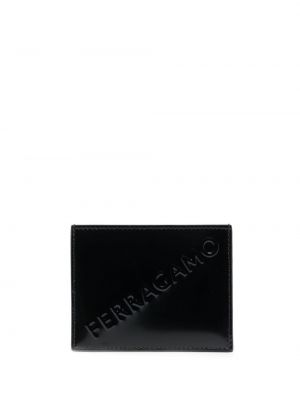 Portfel skórzany Ferragamo czarny