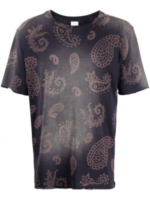 Koszulka bawełniana z nadrukiem z wzorem paisley Alchemist