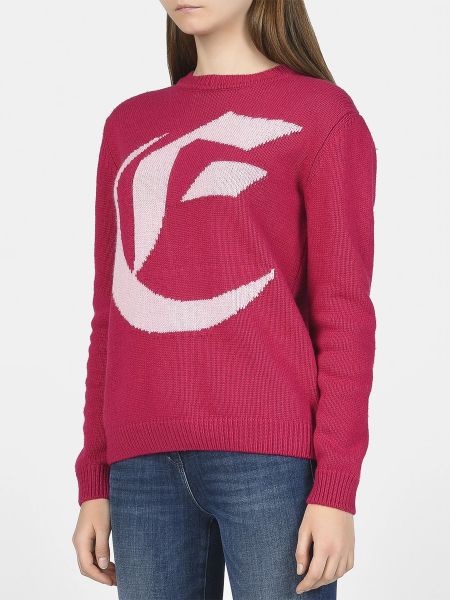 Рожевий кашеміровий вовняний светр Mangano