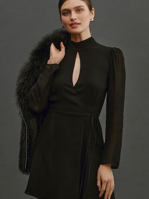 Платье мини Reformation черное