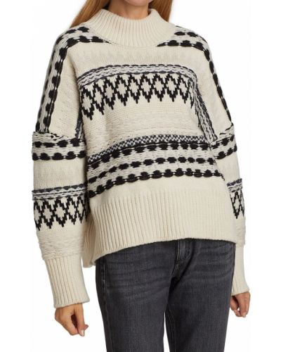 Sweter wełniany Rag & Bone, сzarny