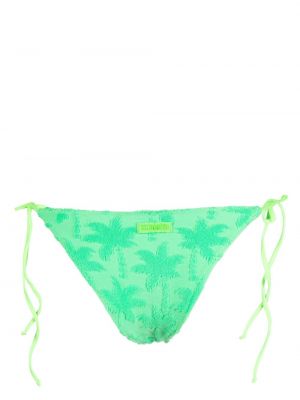Bikini sznurowany koronkowy Mc2 Saint Barth zielony
