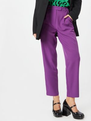 Plisované nohavice Bzr fialová