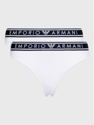 Pantalon culotte Emporio Armani Underwear blanc