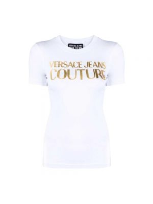 Chemise en jean Versace Jeans Couture blanc