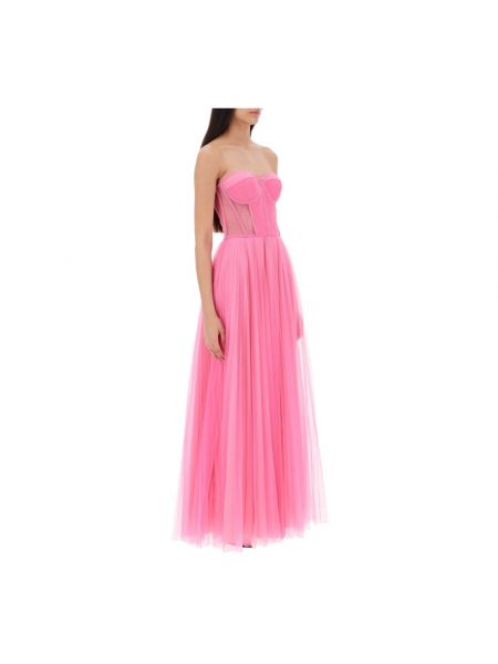 Sukienka długa 19:13 Dresscode różowa
