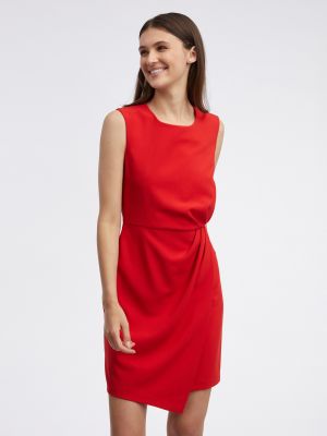 Pouzdrové šaty Orsay červené