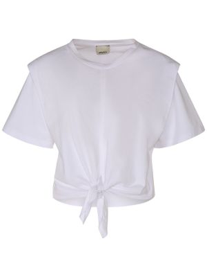T-shirt en coton en coton Isabel Marant blanc