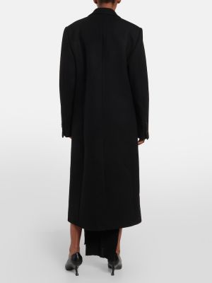 Palton de lână Wardrobe.nyc negru