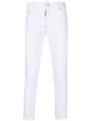 Straight leg jeans Dsquared2 bianco