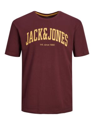 Тениска Jack & Jones винено червено