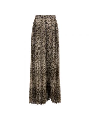 Pantaloni a vita alta con stampa leopardato Dolce & Gabbana