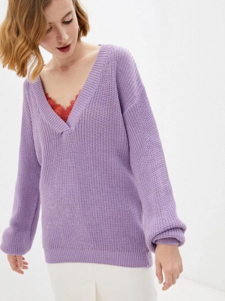 Пуловер Avemod фиолетовый