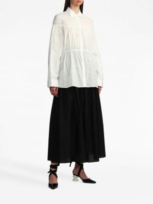 Długa spódnica bawełniana Matteau czarna