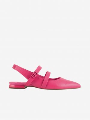 Bőr balerina cipők Högl rózsaszín