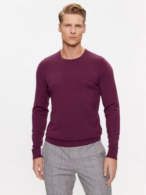 Pulover Calvin Klein vijolična