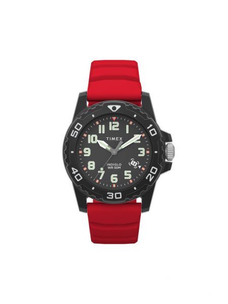 Gatvės stiliaus laikrodžiai Timex raudona