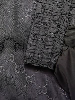 Cortaviento de tejido jacquard Gucci negro