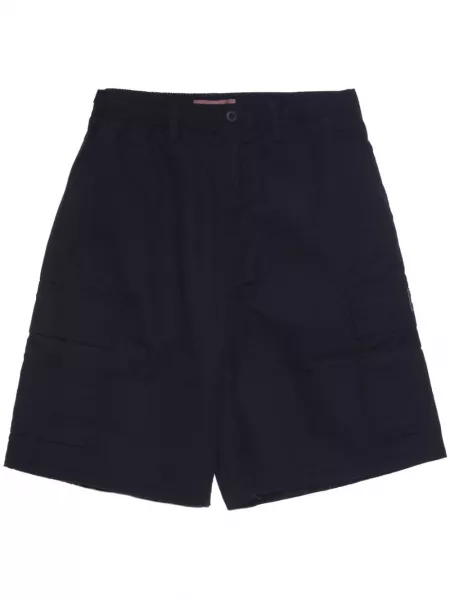 Puuvilla cargo shortsit 032c musta