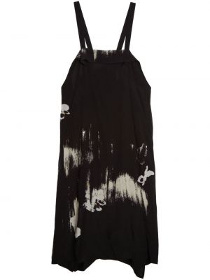 Šaty s potiskem s abstraktním vzorem Yohji Yamamoto