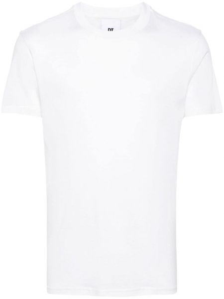 Einfarbige t-shirt Pt Torino weiß