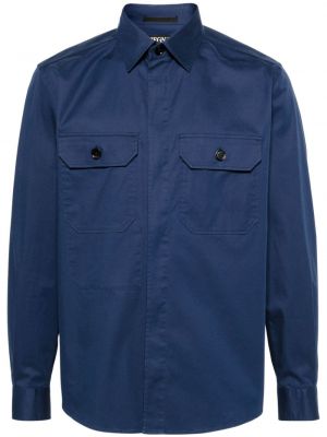 Chemise Zegna bleu