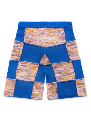 Shorts de sport en tricot Marcelo Burlon County Of Milan bleu