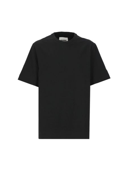Koszulka bawełniana Jil Sander czarna