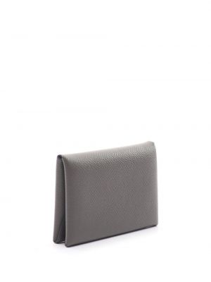 Kožená peněženka Hermès šedá