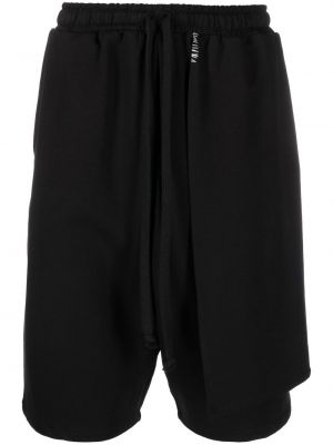 Asymmetrische shorts aus baumwoll Alchemy schwarz