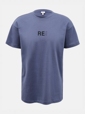 Koszulka relaxed fit Aware By Vero Moda niebieska