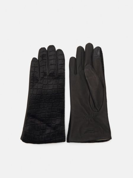Rękawiczki Kurt Geiger London czarne