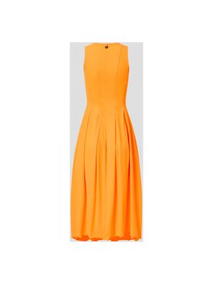 Sukienka midi High pomarańczowa