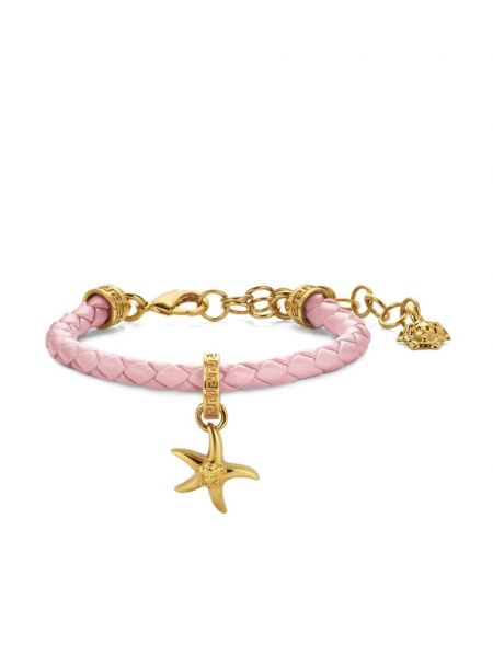 Bracelet à motif étoile Versace rose