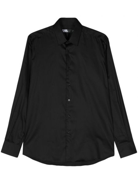 Košeľa Karl Lagerfeld čierna